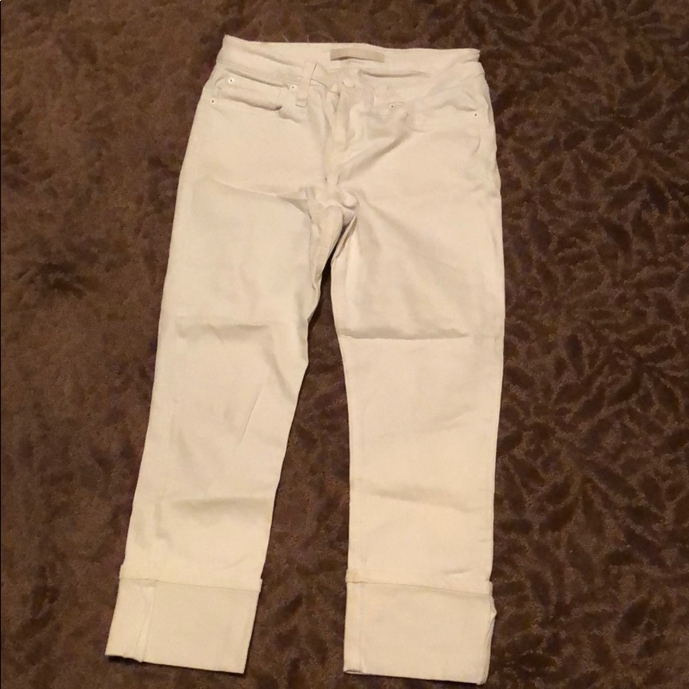 Joe’s Cropped White Jeans